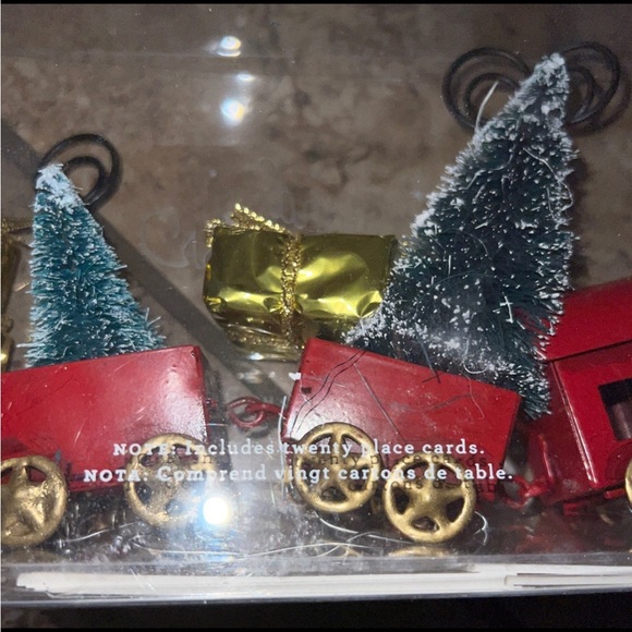 Pottery Barn Train Place Card Holder, Set of 4 Hold - Picture 4 of 4